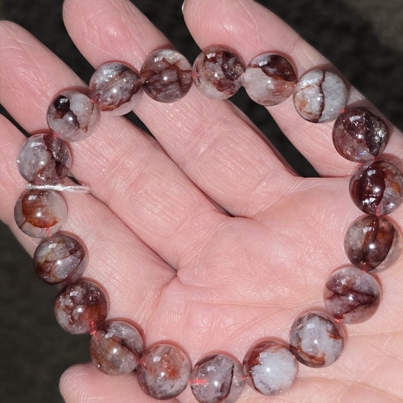10mm Fire Quartz Bracelet - Picture 6 of 8